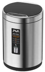 Ведро для мусора СЕНСОРНОЕ  (круг. САТИН)  9л. JAVA