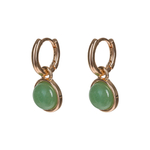 Серьги Fiore Luna GREEN AVENTURINE LE1114 G/G