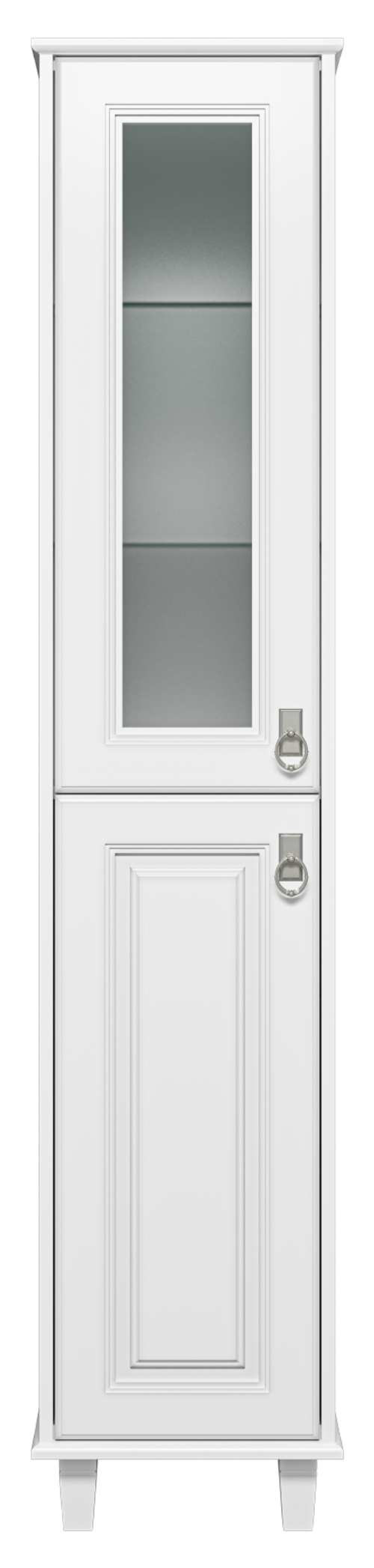 Шкаф - пенал Misty Версаль 35 левый (белый)