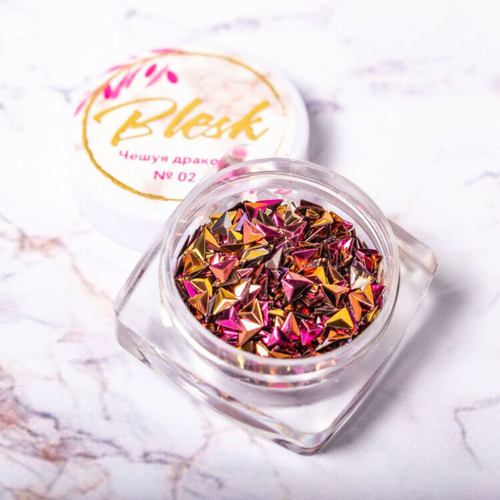 Blesk, Дизайн для ногтей "Чешуя дракона" №02