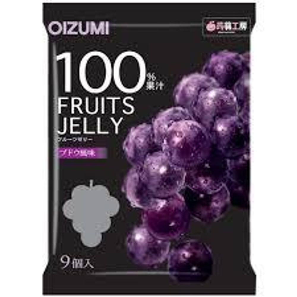 Желе “Oizumi” 100% порционное со вкусом винограда 9шт, 144г