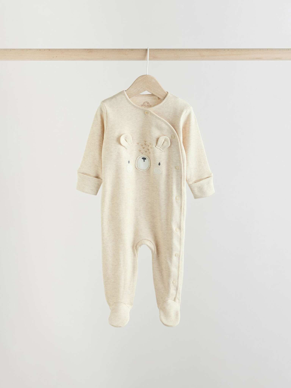 Комбинезон / Cлип для малышей Next E19-693, 5 шт., Бежевый, Молочный