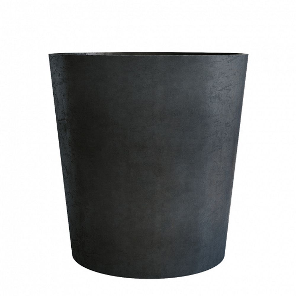 Кашпо CRATER CHARCOAL D100 H110