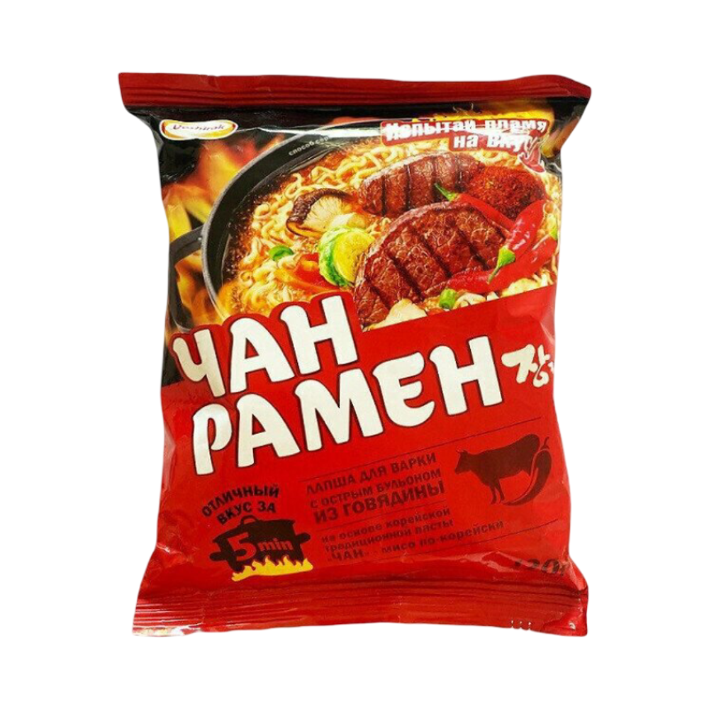 Лапша Чан Рамен говядина 120гр
