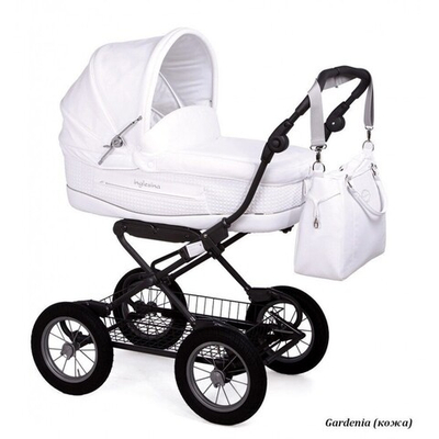 Коляска-люлька Inglesina Vittoria на раме ergo bike (белый)