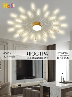 СВЕТ ВКЛЮЧИТЕ Люстра, LED, 72 Вт
