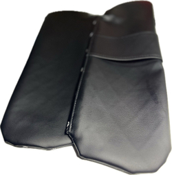 Чехлы на козырьки Газель Бизнес, Соболь, Валдай (белая нить Бабочка)