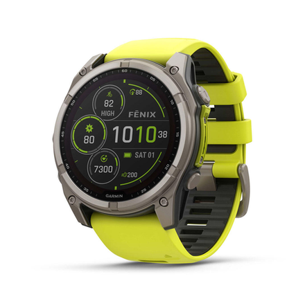 Умные часы Garmin Fenix 8 51мм Solar Sapphire Natural Titan