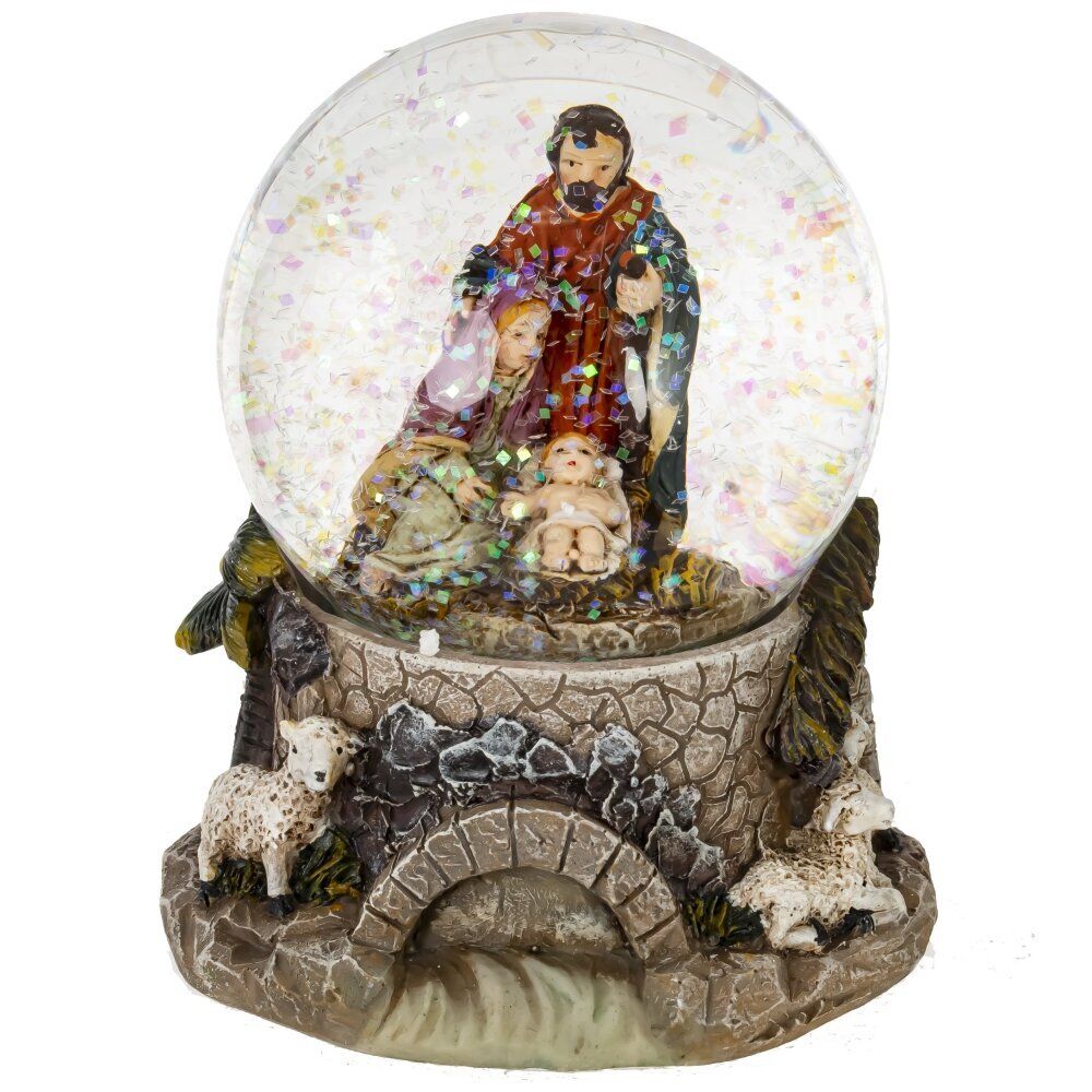 GAEM Фигурка декоративная "Рождество" в стекл шаре, L9 W8 H8,5 см, 2в.