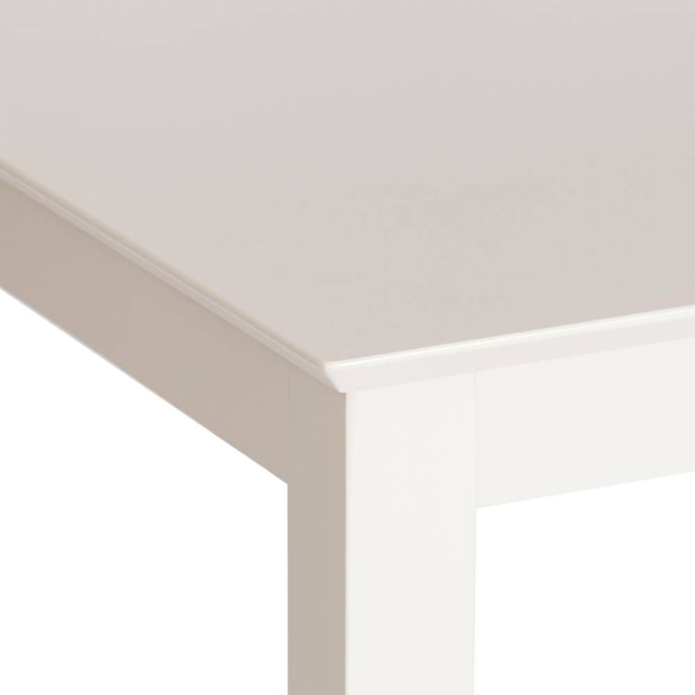 Обеденный комплект Хадсон (стол + 4 стула)/ Hudson Dining Set дерево гевея/мдф, стол: 110х70х75см / стул: 44х42х89см, ivory white (слоновая кость), ткань кор.-зол