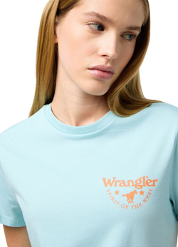 Футболка Wrangler REGULAR TEE CANAL BLUE