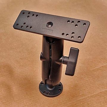 Крепление алюминиевое тип-С (шар 1,5 дюйма) для эхолотов Garmin, Humminbird, Lowrance, Raymarine и др.