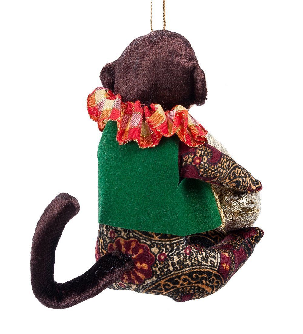 РусКукла RK-738/3 Кукла подвесная «Обезьяна с мешком»