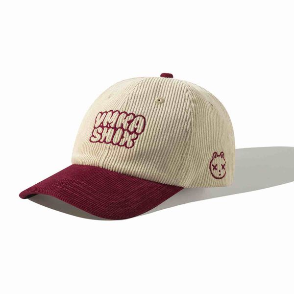 Кепка Velvet Graffiti logo бордовая/песочная - фото 2