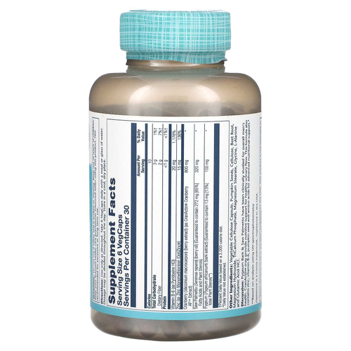 Solaray, Pygeum & Saw Palmetto с CranActin, 180 вегетарианских капсул