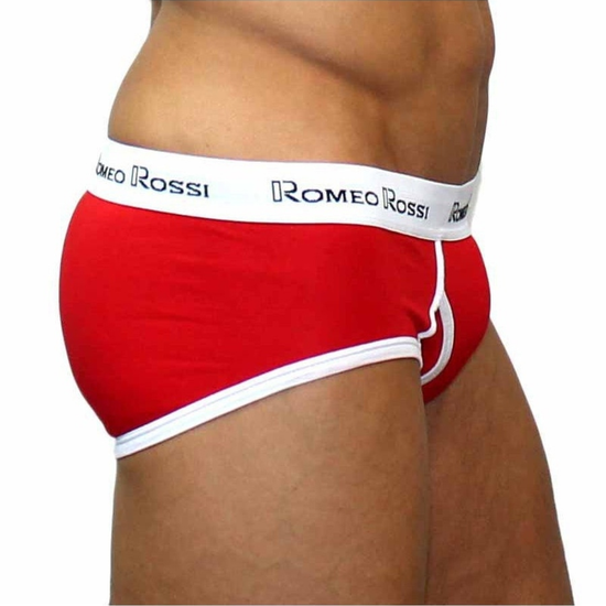 Мужские трусы брифы красные Romeo Rossi RR366-8 Brief