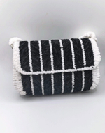 Сумка женская "Черно-белая"