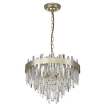 Citilux Лаура CL301262 Люстра хрустальная подвесная Шампань