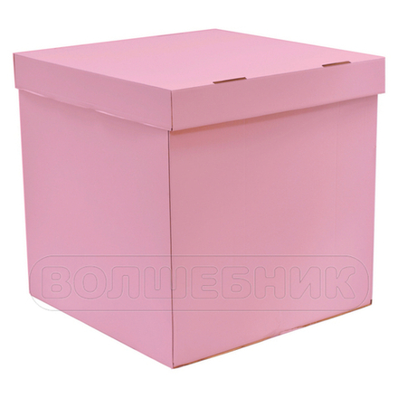 Коробка 70*70*70 см розовая #1302-1151