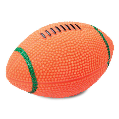 Игрушка "Мяч для регби" с пищалкой 11,5 см (винил) - для собак (Triol)