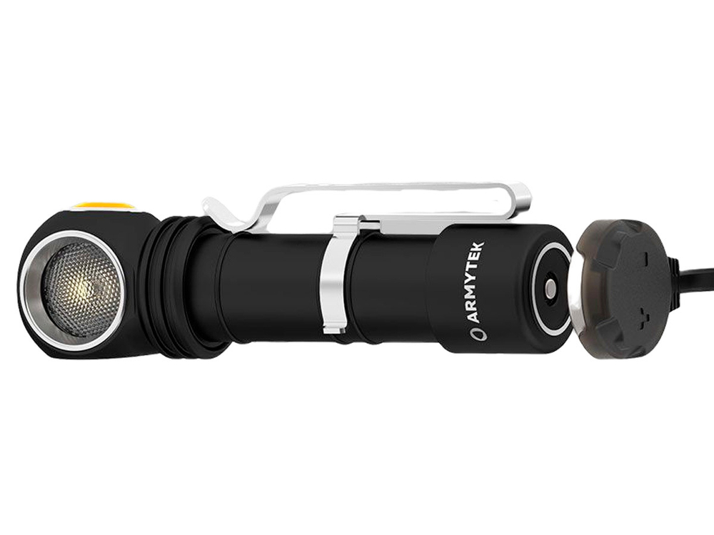 Фонарь налобный-мульти Armytek Wizard C2 WR Magnet USB тёплый+красный (F06901W)