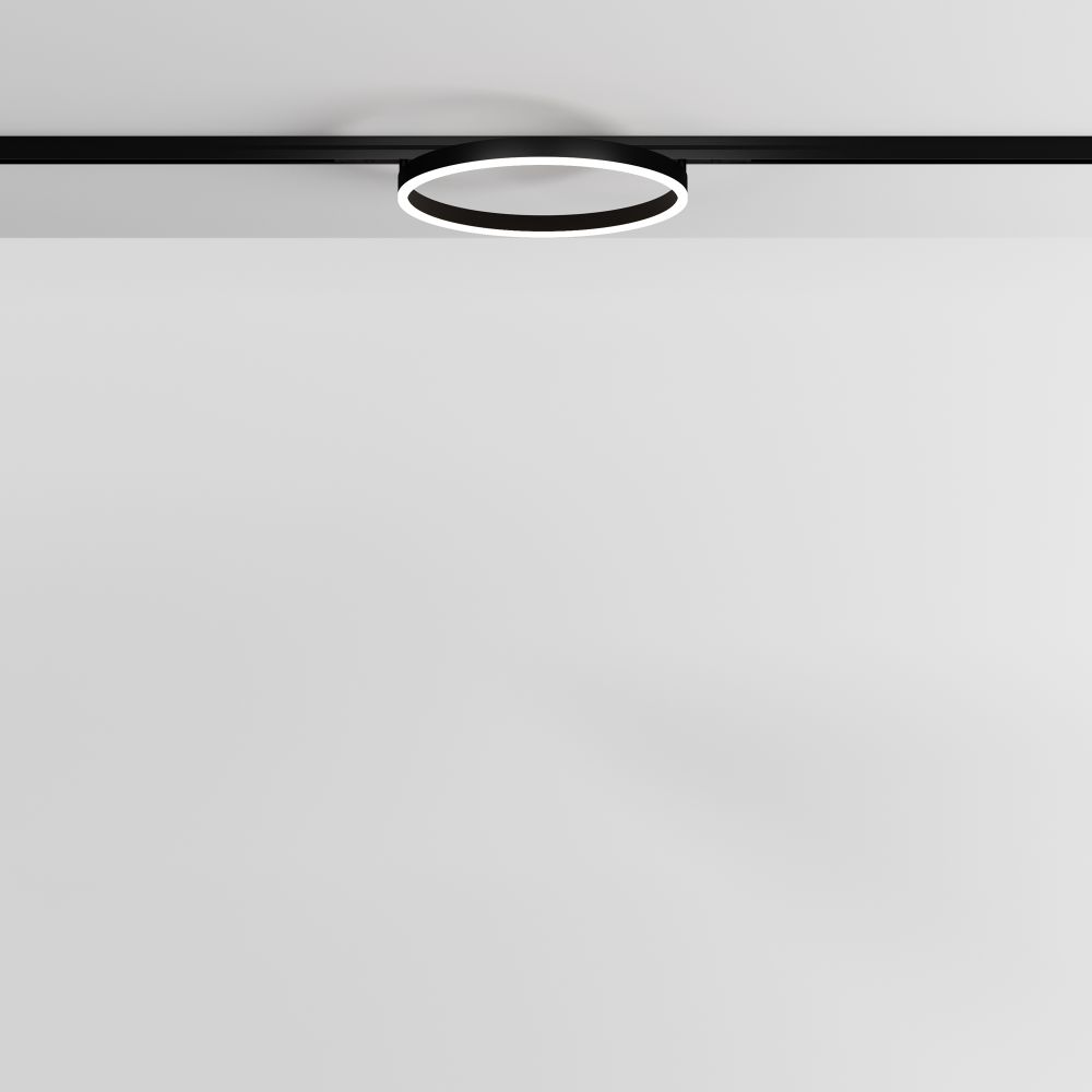 Трековый магнитный светодиодный светильник Maytoni Exility Rim TR227-2-24W4K-B