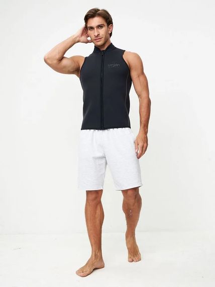 Жилет на молнии Sargan Black King men 2 мм черный