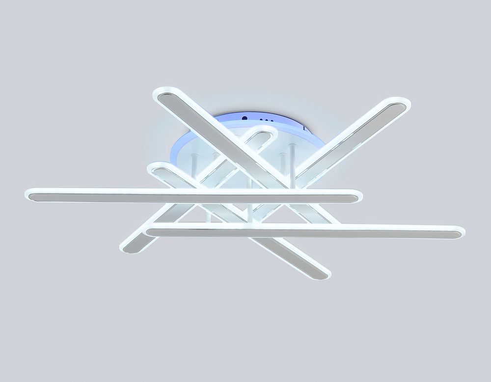 Ambrella Потолочный светодиодный светильник с подсветкой RGB с пультом Original FA8907