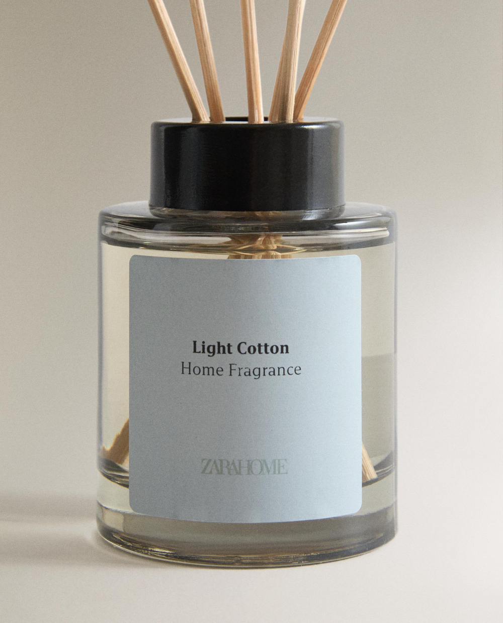 Zara Home Ароматический диффузор с палочками Light Cotton, 100 мл, аромат для дома