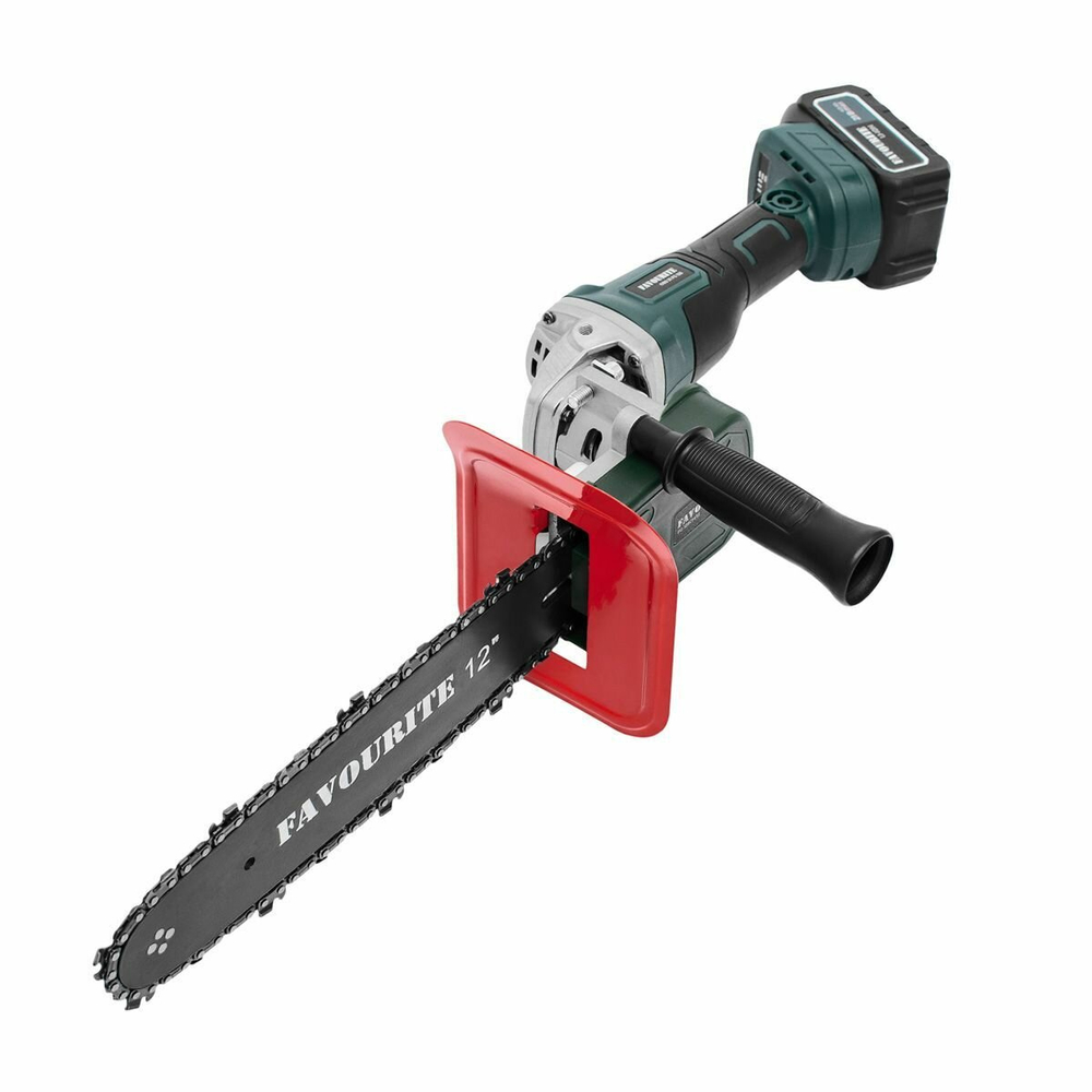 Цепная насадка для УШМ диск 125 мм/Пила цепная FAVOURITE FG 125CH/12 , 12"/30.5 см, 1.3 мм, 3/8", 45 звеньев