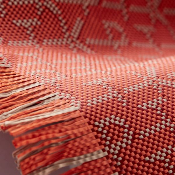 Чехол Pitaka Tactile Woven для iPhone 16 Pro Max, Красный монограм |Monogram Gold/Red