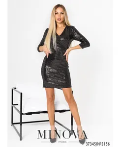 Платье 2156-черный Minova