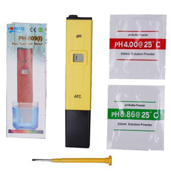 pH-метр PH-009(I) - прибор для измерения pH воды (определитель кислотности + калибровочные порошки)