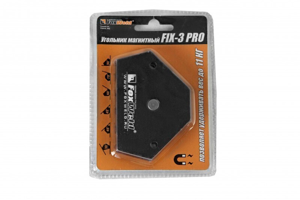 Угольник магнитный  для сварщика Foxweld FIX-3Pro