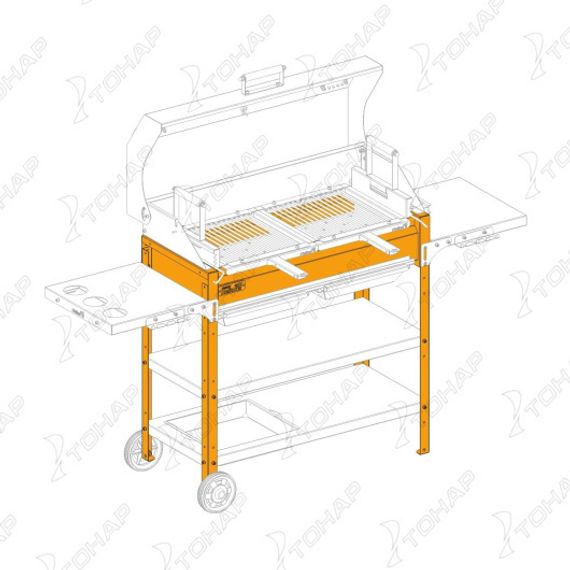 Жаровня SMART 800 мм (HS-GS-R-802) Helios