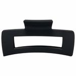 Краб для волос 10,5 см, soft-touch, чёрный, MONTE VITA, 456999