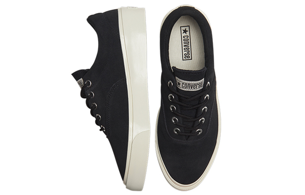 Converse Skidgrip Anti-slip wear Low canvas shoes Men and women same black