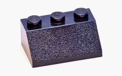 Lego Кровельный Кирпич 2x3/45° (черный) 303826