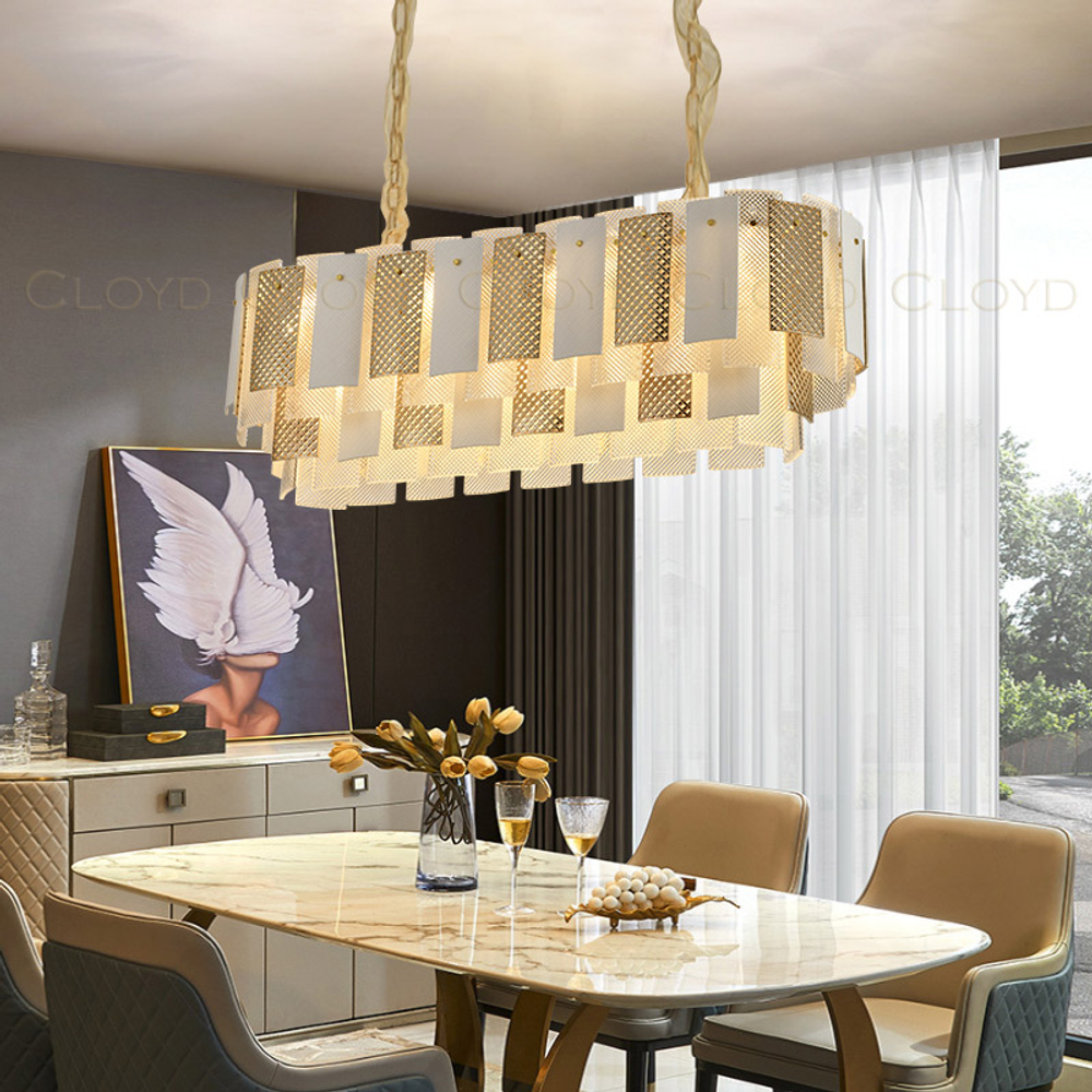 Люстра Cloyd PIANOLA C14 / шир. 100 см - золото (арт.10817)