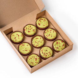 Тарталетка Фисташковая с малиной Десертные истории (100гр/9шт)