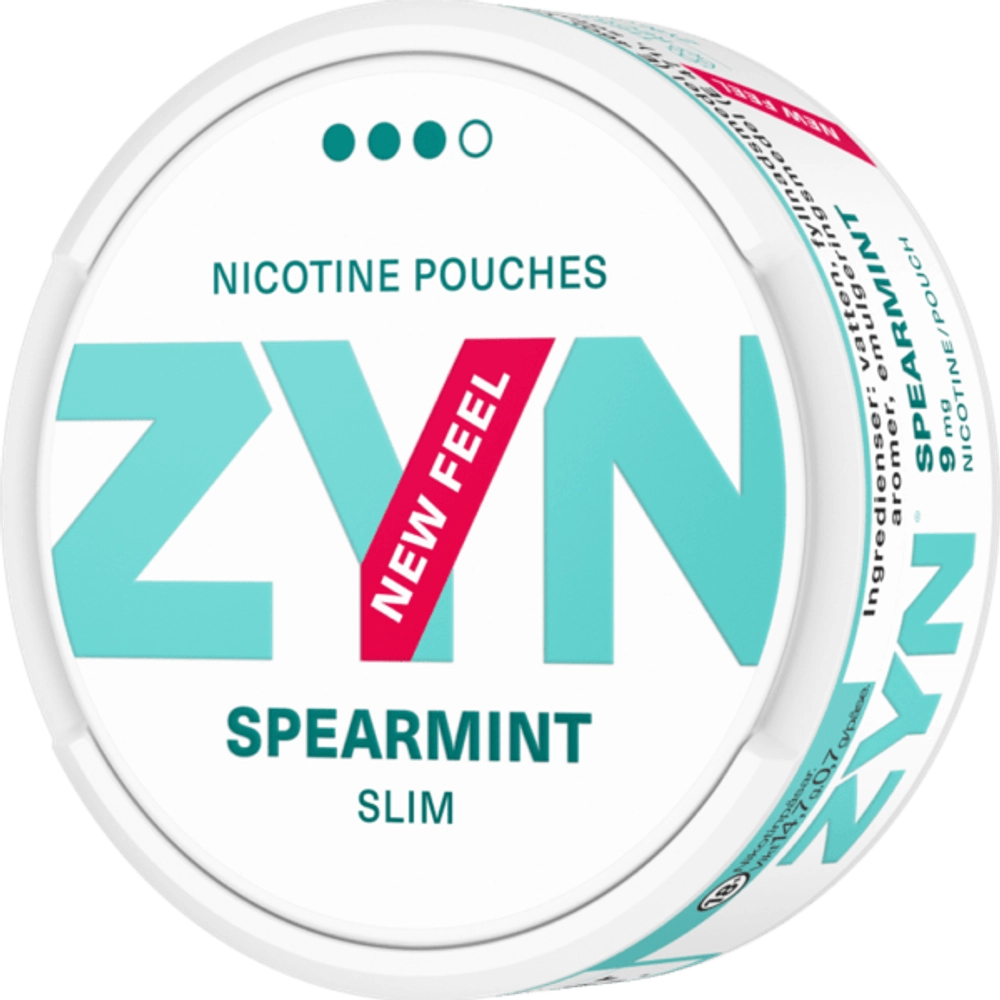 ZYN SPEARMINT (9 МГ) - МЯТНАЯ ЖВАЧКА