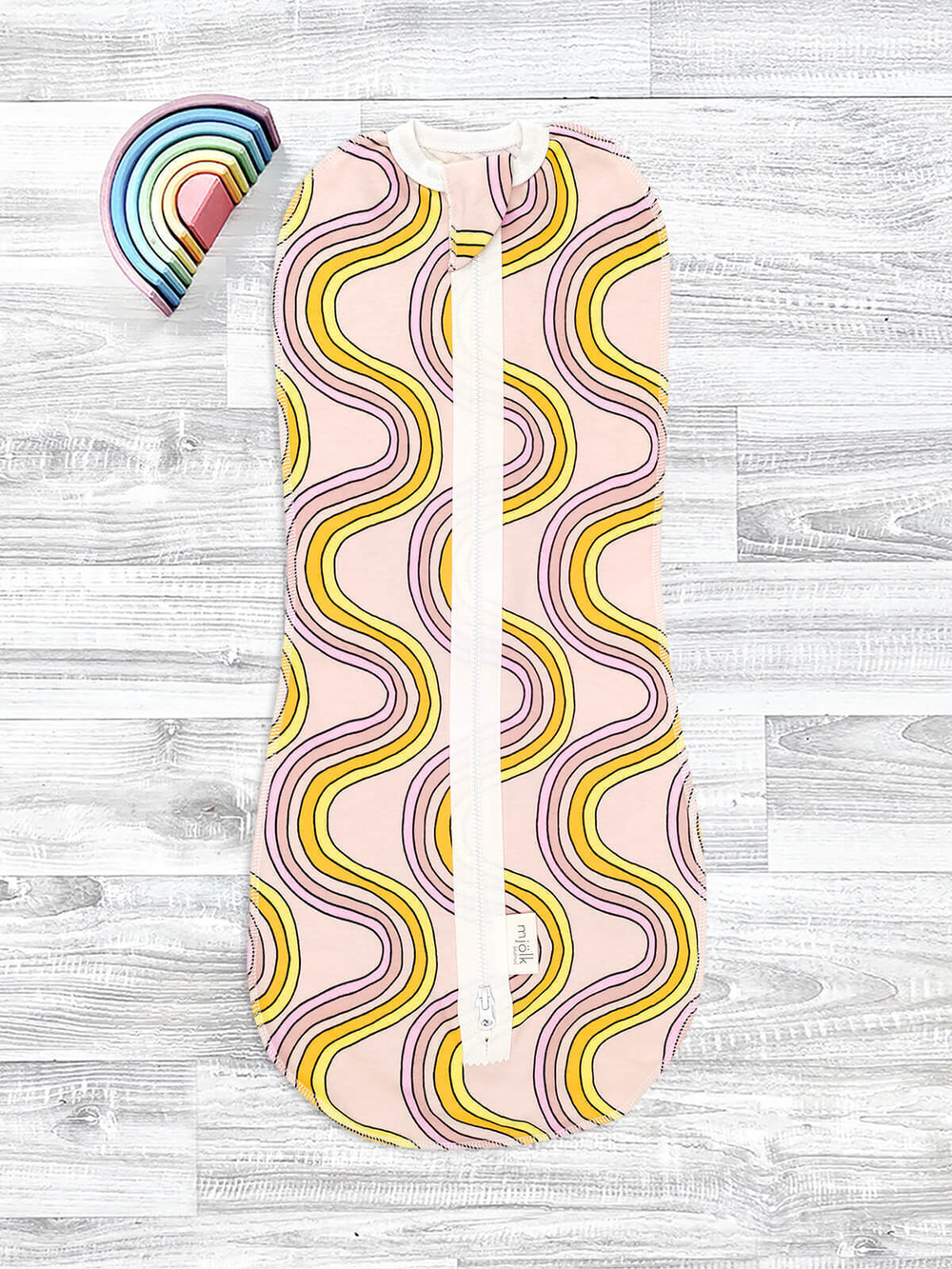 Пелёнка-кокон Mjölk Радуга, уценка