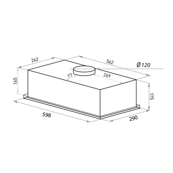 Вытяжка HOMSair CAMELIA POWER 60 белый