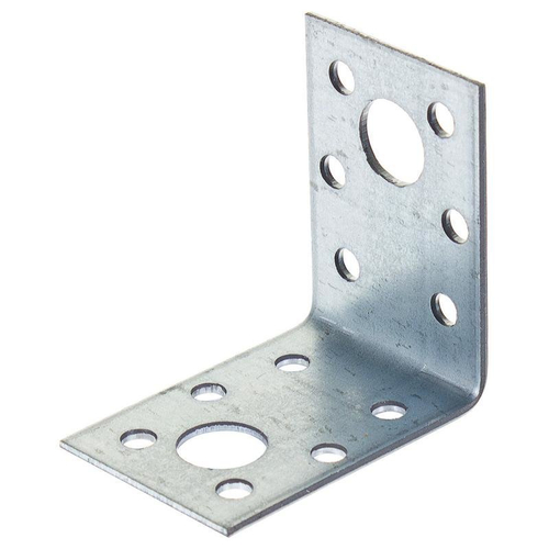 Уголок крепежный 50*50*35*2,0 мм УК-50 цинк (50 шт)