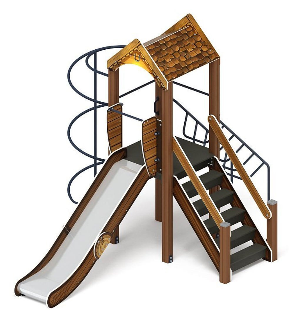 Играйте с нами (ЭКО)  Игровой комплекс H=1200