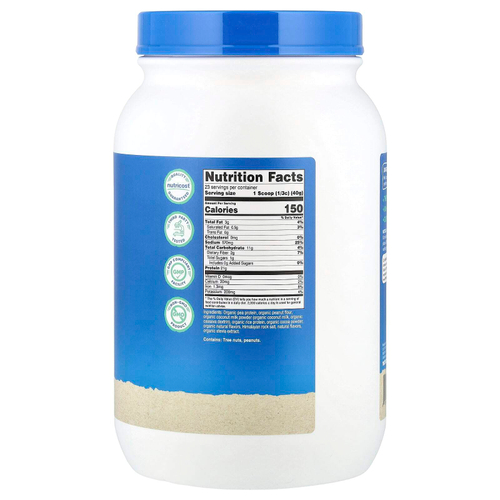 Nutricost, Органический веганский протеин, шоколадный PB, 907 г (2 фунта)