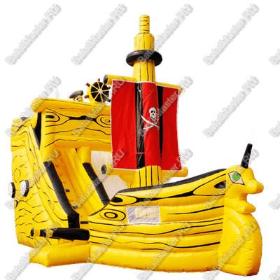Коммерческий надувной батут "Желтый кораблик"