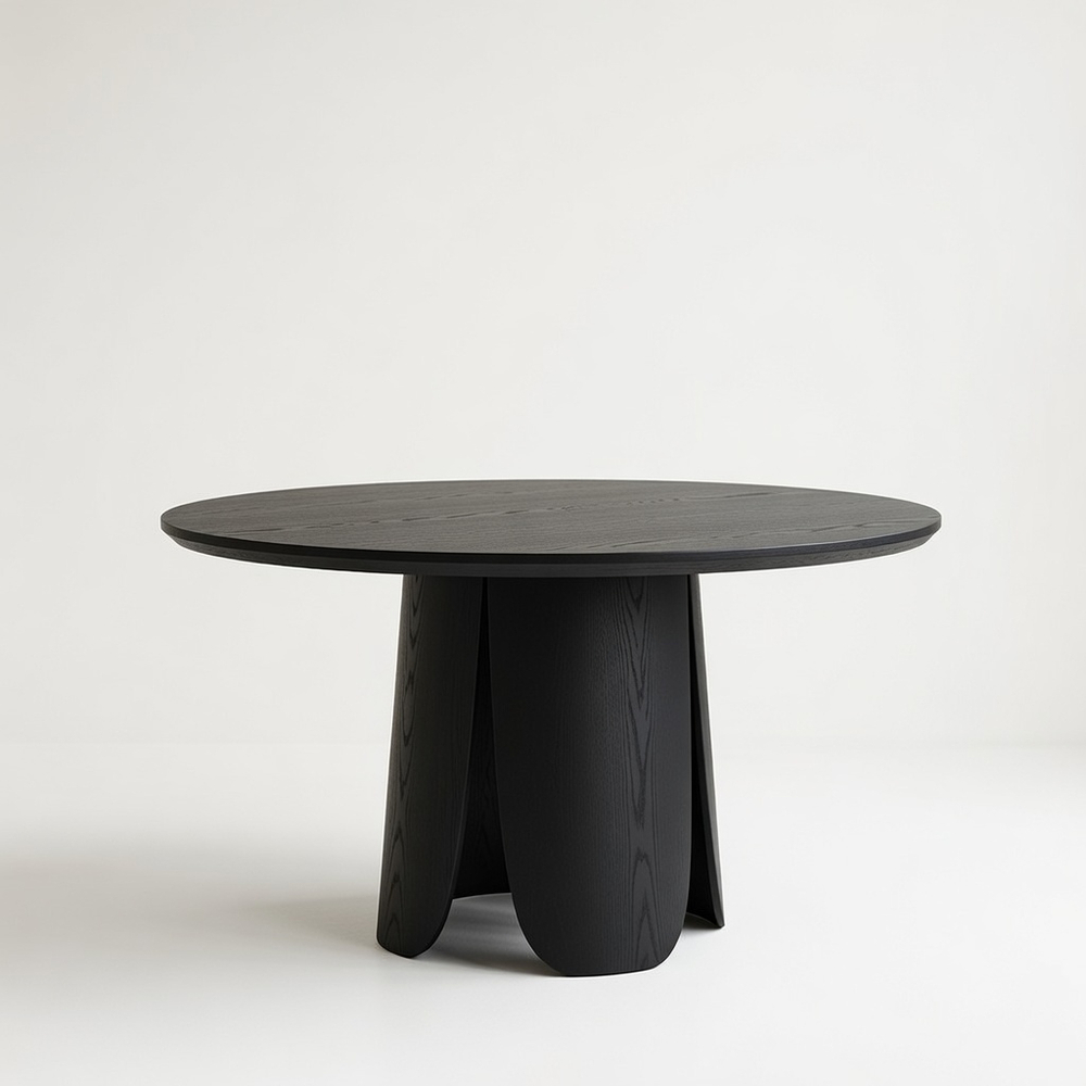 Дизайнерский обеденный стол BLOSSOM black