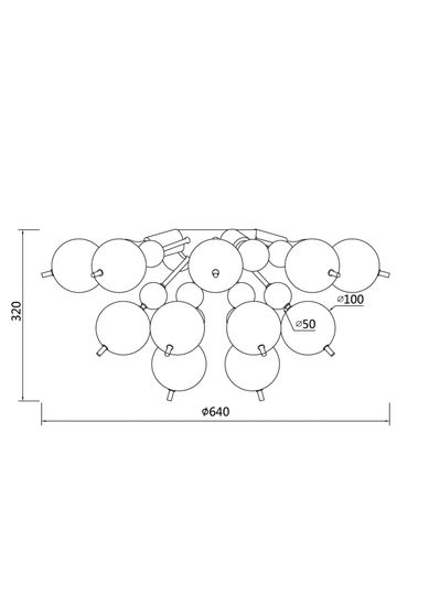 Потолочный светильник Maytoni MOD133CL-04CH