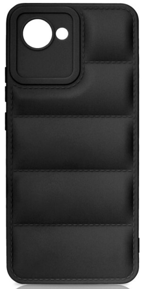 Силиконовый чехол (дутый) для Realme C30/Narzo 50i Prime black DF